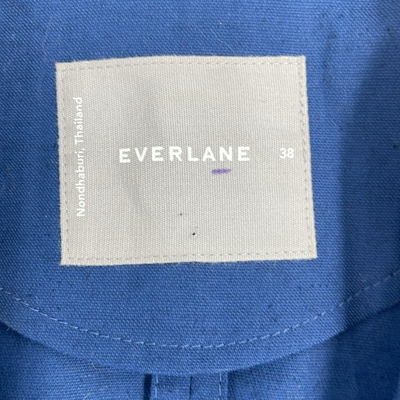 Everlane Performance Chino blazer navy blue with black spots two button men’s 38 - Picture 6 of 12